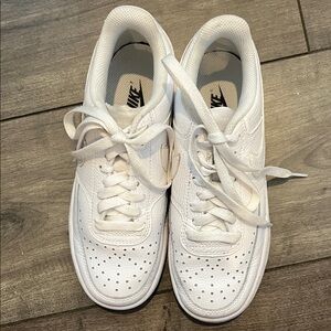 Nike Classic White Lace-Up Sneakers